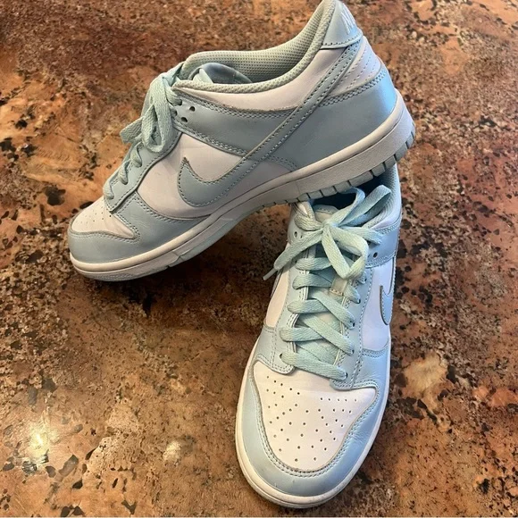 Nike Glacier Blue Dunks Lace-Up Sneakers - Picture 3 of 6
